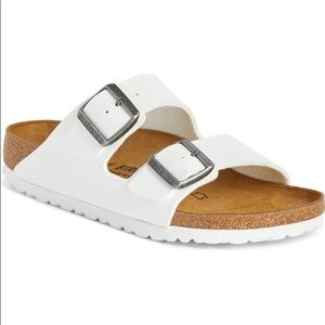 White Arizona Birkenstock